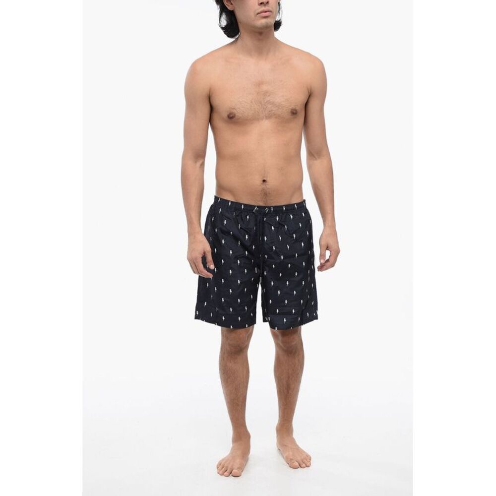 Nylon Boxer MICRO BOLTS Swim Trunks - Picture 5 of 5